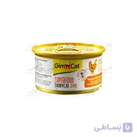 کنسرو نچرال فیله مرغ و هویج جیم کت برای گربه