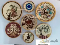 ست بشقاب دیوارکوب سفالی کد ۱۰۱۷۰۲