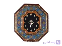 ساعت خاتم و نقاشی تذهیب مدل نسترن