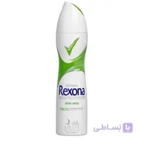 اسپری ضد تعریق زنانه رکسونا مدل aloe vera حجم ۲۰۰ میلی لیتر ا aloe vera