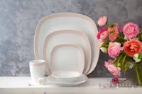 سرویس ۶ نفره چینی زرین کواترو مریدین رزگلد