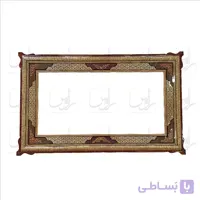 قاب خاتم کاری صلیبی شاسی دار سایز 63*103