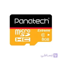 کارت حافظه microSDHC پاناتک مدل extreme کلاس ۱۰ استاندارد سرعت ۳۰ MBps ظرفیت ۸ گیگابایت