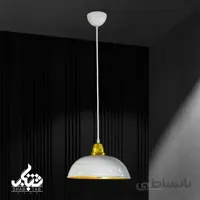 لوستر آویز مدرن تک شعله سابان سفید DRK