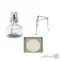 ست چراغ الکلی (چراغ الکلی،توری نسوز،سه پایه فلزی)