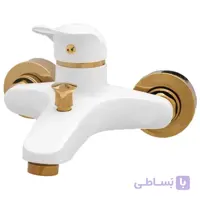 شیر دوش ممتاز مدل مهر سفید طلا