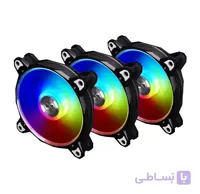 فن کیس لیان لی سری Bora Digital مدل ARGB Black بسته سه عددی