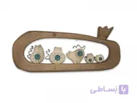 قاب جاکلیدی انار بزرگ خانوده 5 تایی گربه ماهی بدل | 1124