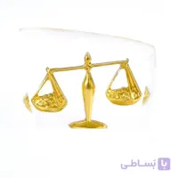 تندیس کریستال طلا نماد ماه تولد مهر سایزمتوسط CS07