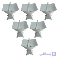بستنی خوری مدل رز کد 100 بسته 6 عددی