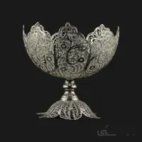 کاسه ملیله کاری هشت پر ارتفاع 19 سانتی