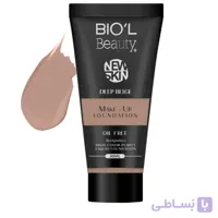 کرم پودر با دوام و فاقد چربی بیول بیوتی حجم 30 میل شماره 110 رنگ Deep Beige ا Biol Beauty Oil Free Makeup Foundation 110 (Deep Beige) 30ml