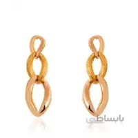 گوشواره طلا زنانه طرح فیوژن کارتیر کد CE385