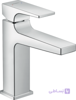 شیر روشویی پایه کوتاه هانس گروهه مدل Metropol کد KH1056 ا Hansgrohe Metropol Single lever basin mixer 110 with lever handle and push-open waste set