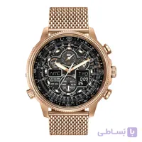Citizen Eco-Drive مردان ساعت JY8033-51E Navihawk A-T رز طلایی ا Citizen Eco-Drive Men's JY8033-51E Navihawk A-T Rose Gold Watch