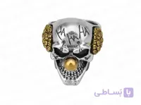انگشتر مردانه جمجمه جوکر gothic-r-12