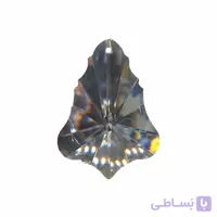آویز برگی دوطرفه سفید