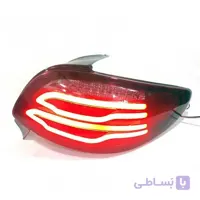 چراغ خطر پژو 206 طرح s500