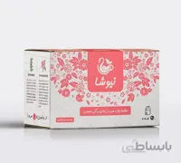 چای سبز رزماری و گل محمدی کیسه ای نیوشا