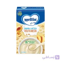 سرلاک مخلوط میوه همراه با شیر ملین Mellin