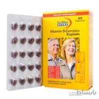کپسول ویتامین B کمپلکس یورو ویتال 60 عددی ا EuRho Vital Vitamin B Complex کد 440030