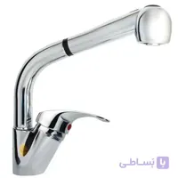 شیر ظرفشویی شلنگ دار مدل خزر شیبه
