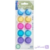 گیره اهنربایی فوسکا مدل 3010 بسته 10 عددی ا Foska 3010 Magnets Pack of 10