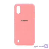 قاب سیلیکونی زیر بسته کد رنگ 502 صورتی روشن - Samsung A10