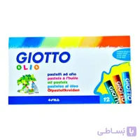 پاستل روغنی 12 رنگ جیوتو مدل olio