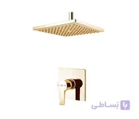 دوش توکار مدل فلت طلایی تیپ 1 کلار (Kelar)