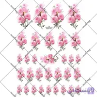 کاغذ ترانسفر جهت تزئین شمع کد 4195