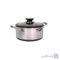 قابلمه T&K استیل مدل Black Cube سایز 24