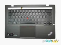 قاب دور کیبورد و کیبورد لپ تاپ لنوو ThinkPad X1 Carbon (2nd Gen ، 2014)