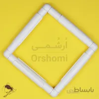 کارگاه گلدوزی مربع skc مناسب نیدل پانچ سایز 21cm