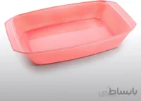 ظرف پخت مستطیل صورتی بوهمیا مدل PLAYOF COLORS