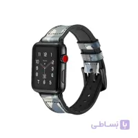 بند اپل واچ برند جینیا مدل Camouflage Leather