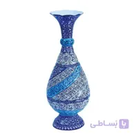 گلدان میناکاری طرح اسلیمی 25 سانتی متر