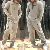 ست مردانه هودی و شلوار جنس دورس دو نخ پرزدار تمام کش کد156 ا Men's set of hoodies and pants made of Dors, two fluffy yarns, full length, code 156