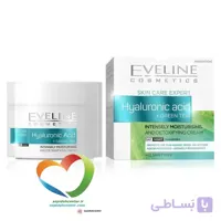 کرم هیالورونیک اسید و چای سبز اولاین Eveline Hyaluronic Acid+Green Tea حجم 50 میلی لیتر