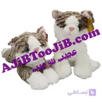 عروسک گربه ملوس پشمالوی بزرگ