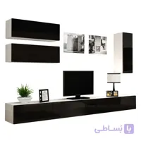 میز تلویزیون دیواری هایگلاس فوبورو مدل T170