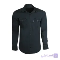 پیراهن لی مشکی ساده