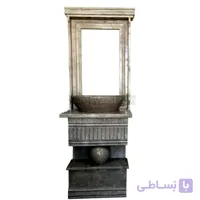 روشویی سنگی با قاب آینه اشکان