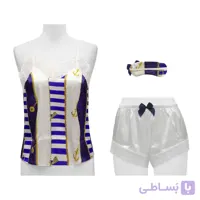 لباس خواب تاپ و شلوارک ساتن میس 120