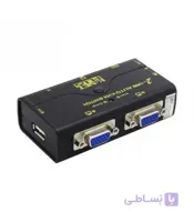کی وی ام سوئیچ 2 پورت VGA اتوماتیک همراه کابل کی نت پلاس ا Knet Plus KVM Switch 2 Port VGA With Cable / KP-U622