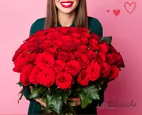 دسته گل رز قرمز لاکچری شماره ۱۹۴