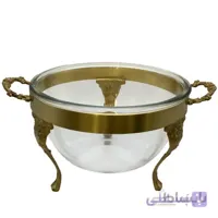 سالاد خوری برنجی کوچک ایران کادو مدل 523bs ا Irankado BS523 Brass Dish