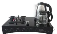چای ساز پارس پیدن مدل ترکیبی (برقی/گازسوز) صفحه شیشه سکوریت نشکن ا Parspiden Tea maker