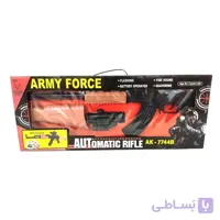 تفنگ اسباب بازی کلاشنیکف باتری خور درین تویز مدل AK-7744B