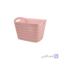 سبد رخت مستطیل لیمون مدل بامبو